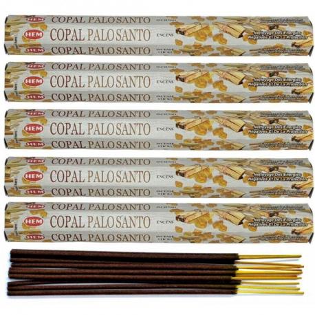 Encens Copal / Palo Santo Lot de 100 bâtons | HEM