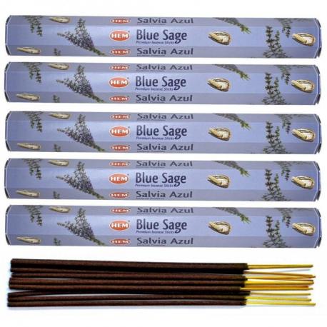 Encens parfum Sauge bleue Lot de 100 bâtons marque HEM