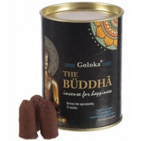 Boîte de 24 cônes d'encens Backflow Buddha | Goloka