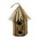 Grand nichoir à oiseaux en bois flotté - Décoration de Jardin