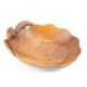 Grand vide-poche en bois sculpté décor Tortue de mer 29cm
