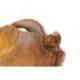 Grand vide-poche en bois sculpté décor Tortue de mer 29cm