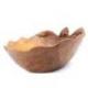 Grand vide-poche en bois sculpté décor Tortue de mer 29cm