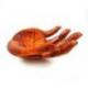 Vide-poche original forme Main en bois 30cm.