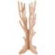 Arbre à bijoux démontable en bois | Finition "Bois brut naturel"