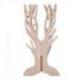 Arbre à bijoux démontable en bois | Finition "Bois brut naturel"