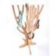 Arbre à bijoux démontable en bois | Finition "Bois brut naturel"