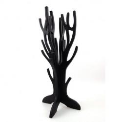 Arbre à Bijoux / rangement bijoux en bois teinte noire