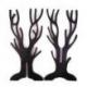 Arbre à Bijoux / rangement bijoux en bois teinte noire