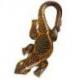 Salamandre / Gecko / Margouillat - décoration murale en bois 30cm