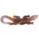 Gecko en Bois 50cm - Motif Losange Batik