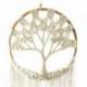 Décoration murale Bohème "Arbre de vie" en macramé ⌀43cm.