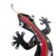 Lot de 3 Salamandres Rouges / Geckos muraux en fer forgé fait main