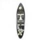 Grande planche de surf décorative en bois motif Tiki 100cm