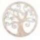 Grand décor mural Arbre de Vie en bois sculpté ø60cm