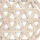 Grand décor mural fleur de vie en bois sculpté blanc cérusé ø60cm