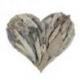 Décoration murale Cœur en bois flotté 30cm