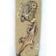 Masque Africain 50cm | Salamandre, Tortue, sable & coquillages