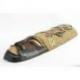 Masque Africain 50cm | Salamandre, Tortue, sable & coquillages