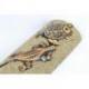 Masque Africain 50cm | Salamandre, Tortue, sable & coquillages