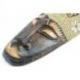 Masque Africain 50cm | Salamandre, Tortue, sable & coquillages