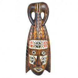 Masque Africain en bois 30cm | Décoration ethnique tribale