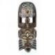 Masque Ethnique Africain en bois 30cm | Motif tortue