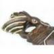 Masque Africain en bois 30cm motif oiseau | Ambiance Ethnique