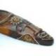 Petit Masque Africain en bois 30cm | Motif cobra
