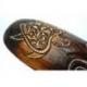 Masque en bois 30cm - motif tortue  - décoration ethnique chic style africain.