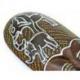 Masque Africain en bois 30cm motif Eléphants.