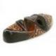 Masque africain mural en bois sculpté 30cm, déco ethnique chic