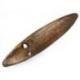 Masque africain en bois 50cm à finitions dorées, déco murale africaine