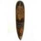 Masque Africain en bois 50cm motif Salamandre | Art mural Africain