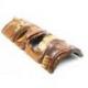 Masque Tiki 30cm en bois style traditionnel. Déco murale ethnique.