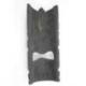Masque Tiki 30cm en bois style traditionnel. Déco murale ethnique.