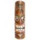 Masque Tiki 50cm en bois motif Cocotier. Décoration Tahiti Hawaï.