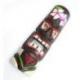 Masque Tiki 50cm en bois motif Fleur. Décoration Tahiti