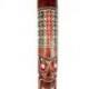 Grand masque en bois Tiki 100cm avec motif peint. Décoration Tiki.