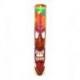 Grand Masque Tiki 100cm en bois - Motif Palmier Coloré