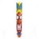 Grand Masque mural Tiki 100cm décoration artisanale Hawaï