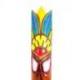 Grand Masque mural Tiki 100cm décoration artisanale Hawaï