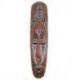 Masque Africain en bois 50cm motif Tribal.