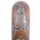 Masque Africain en bois 50cm motif Tribal.