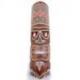 Masque Tiki 50cm en bois motif coloré. Déco Tiki