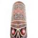Masque Tiki h50cm en bois motif coloré. Déco Tiki.