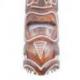 Masque Tiki Hawaï 50cm en bois.