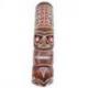 Masque Tiki Maori 50cm en bois sculpté.