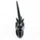 Trophée Licorne noire 36cm - Décoration murale ou patère en résine