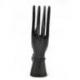 Main de Bouddha / Porte-bagues en bois noir 20cm
